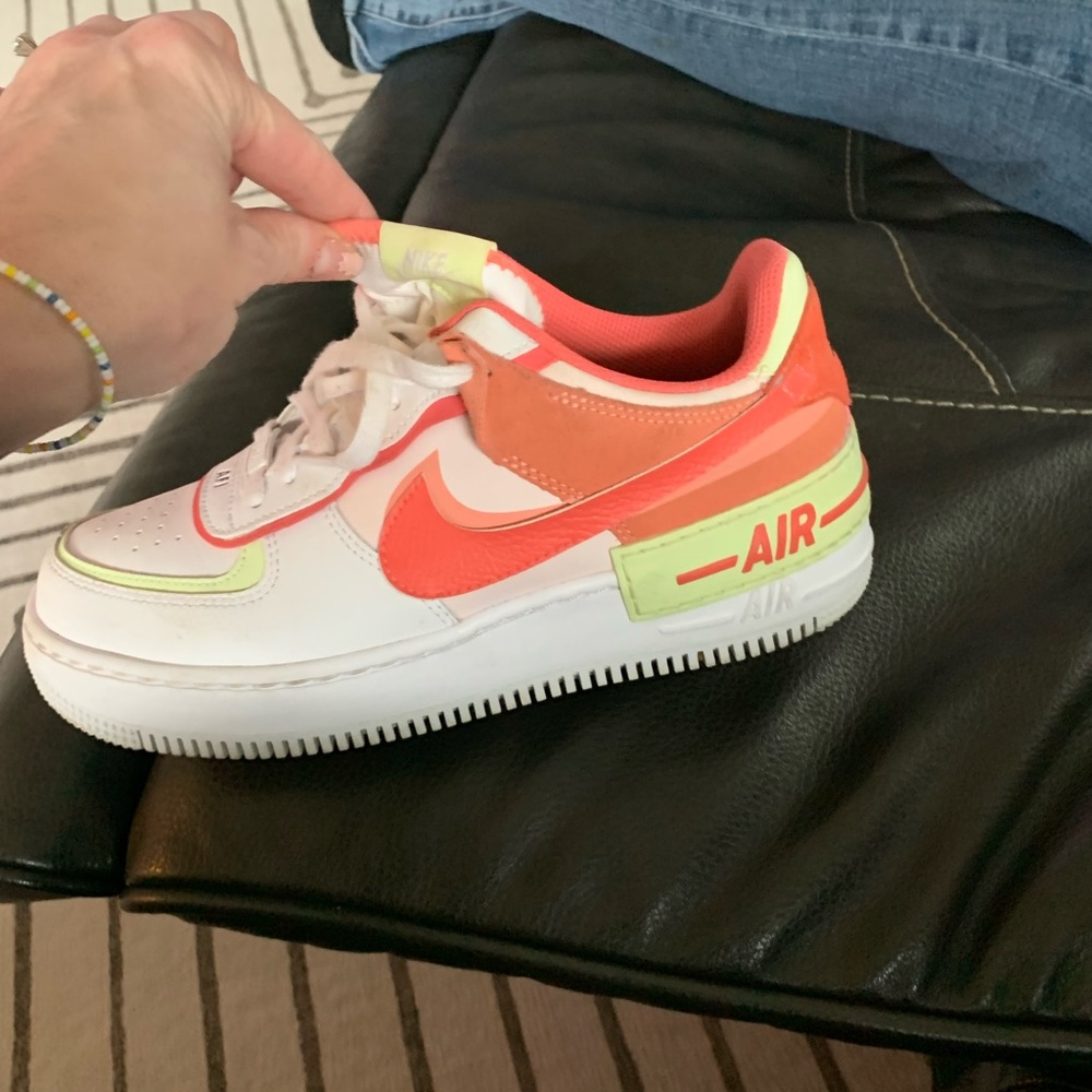 Womens Nike Air Force 1, Pink and Yellow, Brand New